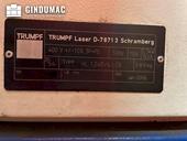 Nameplate of Trumpf HL 124 P  machine
