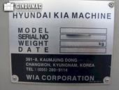 Nameplate of Hyundai HS 630/800  machine