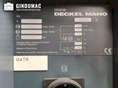 Nameplate of DMG DMU 40 evo  machine