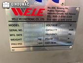 Nameplate of Wele AA1165  machine