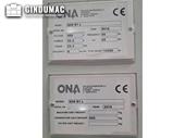 Nameplate of ONA QX8 B1 L  machine