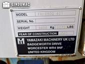 Nameplate of Mazak   machine