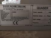 Nameplate of Quaser MF 630C  machine