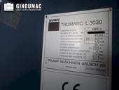 Nameplate of Trumpf Trumatic L3030  machine