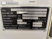 Nameplate of Matsuura Lumex Avance-25  machine