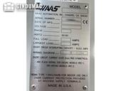 Nameplate of HAAS UMC-750  machine