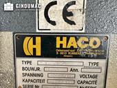 Nameplate of HACO TS 3012  machine
