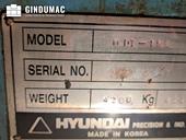 Nameplate of Hyundai HIT15s  machine