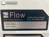 Nameplate of Flow Mach 200-400  machine