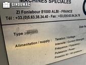 Nameplate of MECANUMERIC M2040  machine