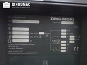 Nameplate of DMG MORI DMU 50  machine