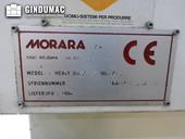 Nameplate of MORARA Heavy Quick I/E 1000 CNC  machine