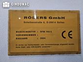 Nameplate of RÖDERS RFM 760/2  machine