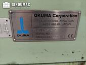 Nameplate of Okuma LB15  machine
