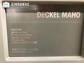 Nameplate of DMG DMU 50 T  machine