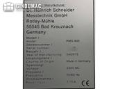 Nameplate of HEINRICH SCHNEIDER PMS 400  machine