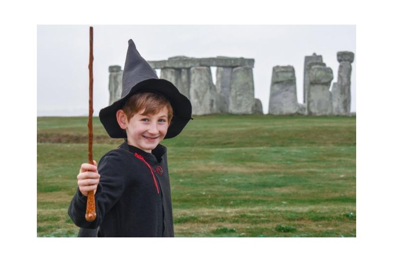 Wizard Halloween trail at Stonehenge and Old Sarum