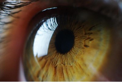 Close up of person's eye