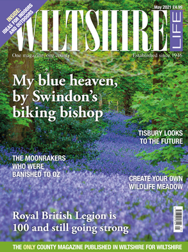 May 2021 - My blue heaven, by Swindon's biking bishop