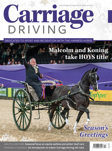 December 2022 - January 2023 - Malcolm and Koning take HOYS title